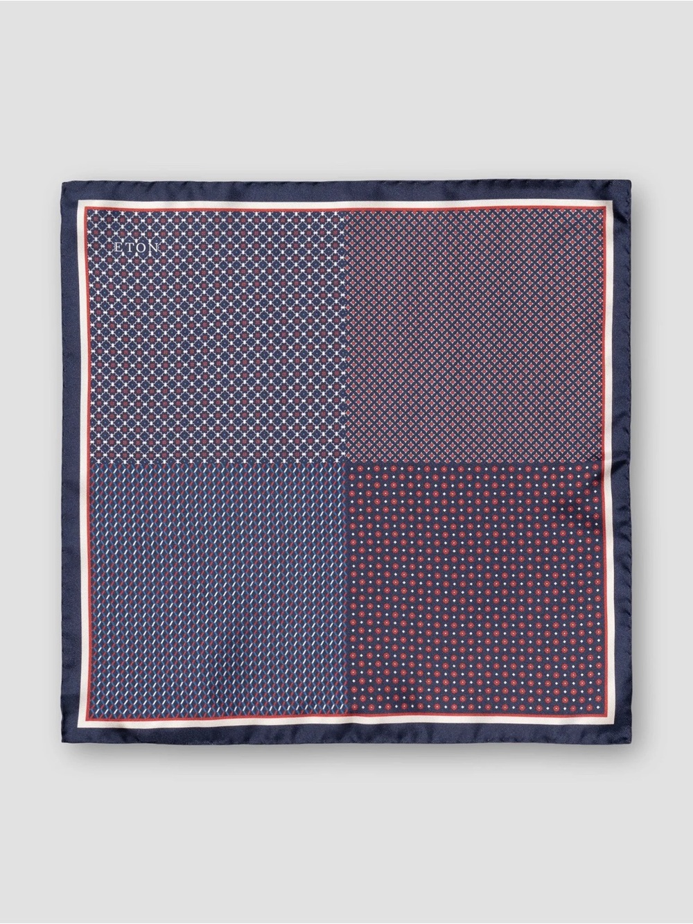 New Eton Four Sided Silk Pocket Square